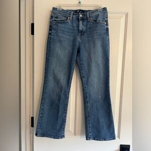 Gap jeans mid rise kick fit with washwell. Size 29R size 8